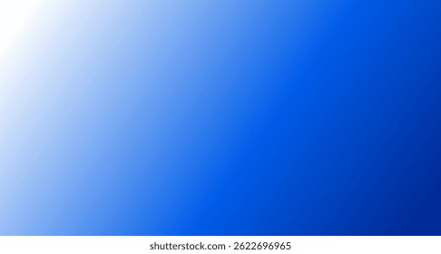 A bright gradient transitioning from light to deep blue, evoking clarity, depth, and freshness. Ideal for clean designs, tech visuals, and modern, minimal digital backgrounds.