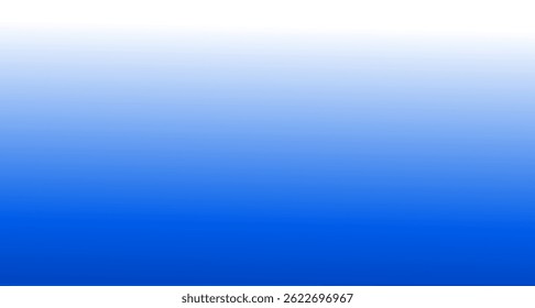 A bright gradient transitioning from light to deep blue, evoking clarity, depth, and freshness. Ideal for clean designs, tech visuals, and modern, minimal digital backgrounds.