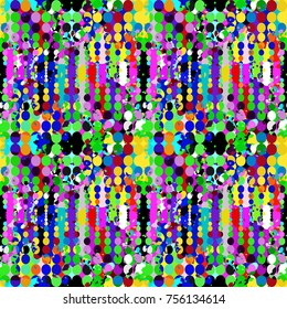 bright graffiti geometric seamless pattern grunge effect