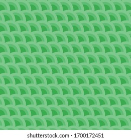 bright green abstract background with angled lines, blocks, circles. Abstract pattern