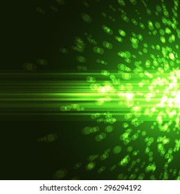 Bright green abstract party background dynamic modern club poster layout. Vector illustration