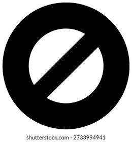A bright green background with a bold red prohibition symbol (a circle with a diagonal slash) in the center. The red circle should be vivid and clearly contrasted against the green background, symbolizing a paradoxical or c