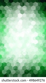 bright green background. hexagon vector pattern for design