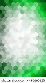 bright green background. hexagon vector pattern for design