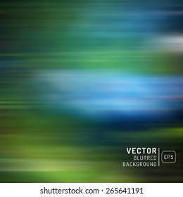 Bright  green and blue background, suitable for flat design, vector illustration, gradient mesh. Editable. Unfocused.