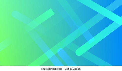 Gradiente verde y azul brillante con Formas geométricas audaces, creando un fondo abstracto moderno y vibrante.