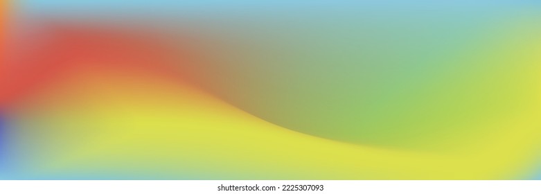 Bright Green Curve Smooth Gradient Mesh. Yellow Vibrant Pastel Orange Motion Design Pic. Fluid Rainbow Blue Purple Flow Gradient Backdrop. Red Violet Wavy Blurry Liquid Watercolor Wallpaper.