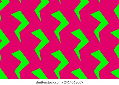 Bright green energy on the pink background. Seamless vector pattern for design and decoration.
