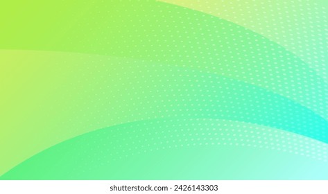 Bright green gradation and halftone background material