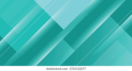 Hellgrüner abstrakter Farbverlauf-Hintergrund mit einfachen geometrischen Mustern und Lichteffekten. Modernes Design für Cover, Banner, Broschüre, Präsentation und Zertifikat.