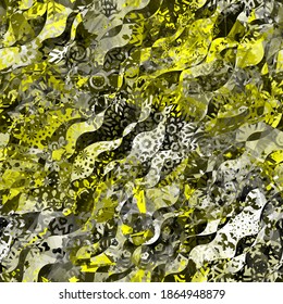 Bright green grunge seamless texture. Abstract vector background for web page, banners backdrop, fabric, home decor, wrapping
