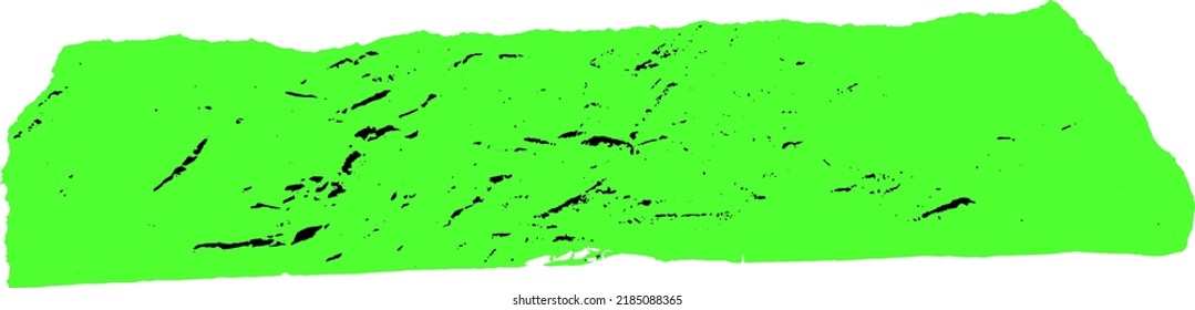 Fondo vectorial de grunge verde brillante. Muro de pelos viejo y urbano. Sobrecarga con problemas de polvo. Textura gruesa en blanco y negro con pintura descolorida y yeso raspado. Papel de escritorio con óxido y suciedad.