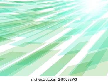 Bright green lines abstract background