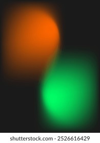 Bright green and orange gradient background. Curved blur texture design for digital, banner, web, poster, ads, print, surface, backdrop, header, greeting, invitation, celebration, decor, display