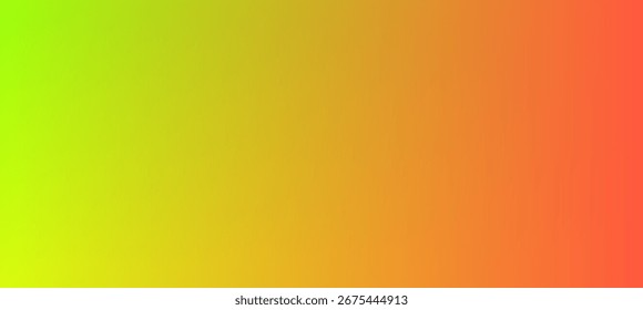 Gradiente verde e laranja brilhante com transição suave, criando um fundo abstrato arrojado e colorido.  
