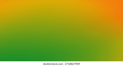 Gradiente verde y naranja brillante con diseño de arte moderno de transición suave