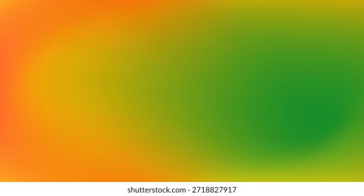 Bright green and orange gradient with smooth transition modern art