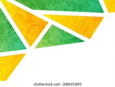 Bright green orange grunge corporate geometric abstract background. Vector design