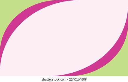 Bright green and pink vector waves abstract background
