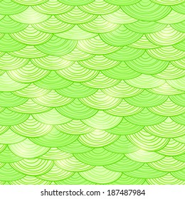 Bright Green  Seamless Abstract Pattern. Sky Background