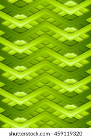 Bright green smooth stripes background. Vector design