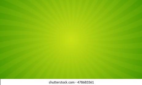 Bright green spiral rays background  Comics  pop art style  Vector  eps 10 