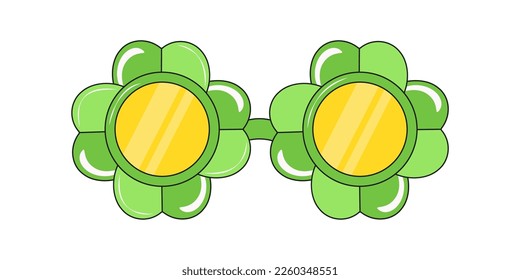Bright Green Sunglasses Accessory for St Patricks Day