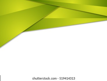 Fundo abstrato de tecnologia verde brilhante. Design vetorial