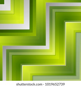 Bright green tech minimal geometric background. Vector design