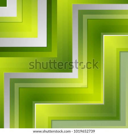 Bright green tech minimal geometric background. Vector design