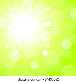 Bright Green Vector Background