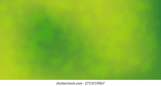 Fundo Abstrato Verde Brilhante E Amarelo Com Pontos De Meio-Tom Para Projetos De Design Modernos