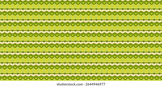 Patrón de zigzag verde brillante con un ambiente natural y terroso. Perfecto para proyectos de temática ecológica, diseños de jardines o fondos artísticos vibrantes.