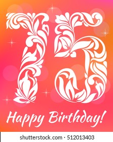 542 Happy 75th birthday text Images, Stock Photos & Vectors | Shutterstock