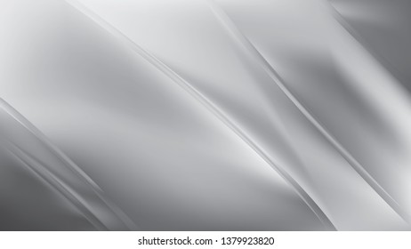 Bright Grey Diagonal Shiny Lines Background Vector Illustration