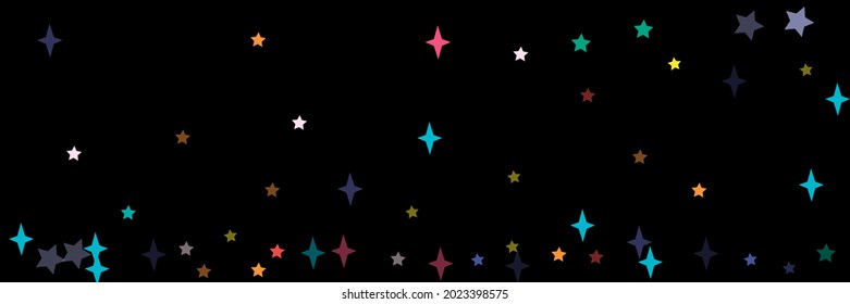 Bright Grey Red Turquoise Lavender Stars Multicolor Design Pic. Print Green Black Night Blue Orange Violet Stars Ornament. Vivid Vibrant Yellow Pink Colorful Chaotic Pastel Sky Background.