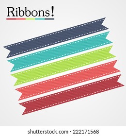 Bright Grosgrain Ribbons