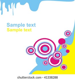 Bright grunge background with a free place for the text