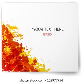 Bright grunge background for your design. Vector illustration.