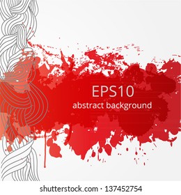 Bright grunge background for your design. Vector illustration.