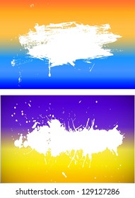 Bright grunge backgrounds for your design Vector illustration.