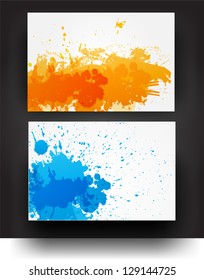 Bright grunge backgrounds for your design. Vector illustration.