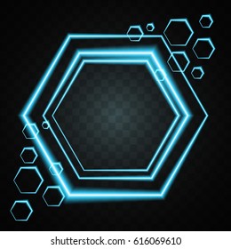 Bright hexagonal
