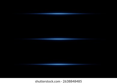 Bright highlights for lighting design. Light effect of lines.