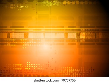 Bright hi-tech background. Eps 10 vector illustration