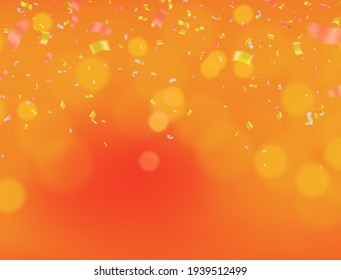 Bright holiday background with balloons and flags