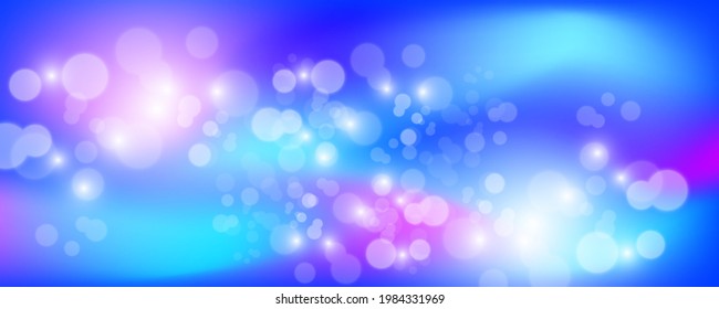 Bright holographic background with sparkles, vector illustration.