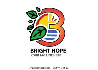 Bright Hope Letter B Logo | Logo Design Template