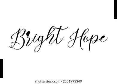 Bright Hope text christmas holiday quotes istalist typography 