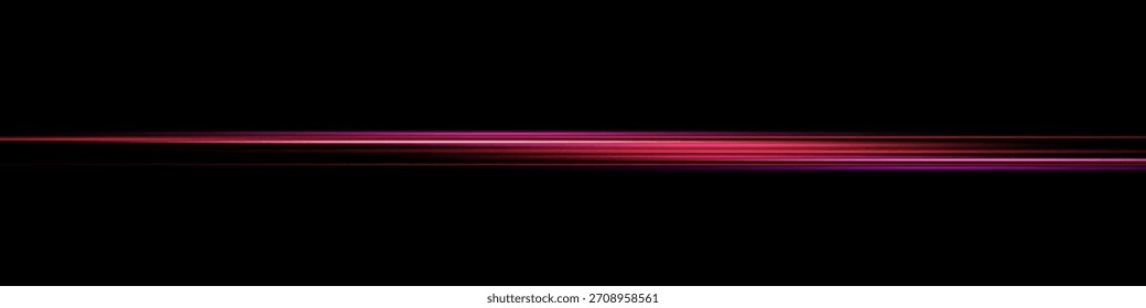 Brillante haz Horizontal de luz sobre fondo negro. Efecto láser brillante que crea estética futurista y de ciencia ficción.
Adecuado para temas de tecnología, energía, velocidad y diseño digital.
